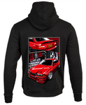 KDK | BMW E36 HOODIE - Black/Red