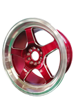 59°North Wheels D-004 | 10.5x18" ET25 5x114.3/5x120 - Candy Red [LOW STOCK]