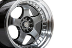 59°North Wheels D-002 | 9.5x19" ET25 5x114.3/5x120 - Hyper Black/Polished[*LOW STOCK - ARRIVAL IN MAY*]