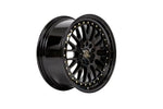 59°North Wheels D-003 | 9.5x18" ET20 5x114/5x120 - Gloss Black[LOW STOCK - ARRIVAL END OF APRIL]