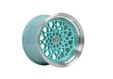 59°North Wheels D-008 | 8.5x18" ET35 5x114/5x120 - Turquoise/Polished Lip[*OUT OF STOCK - ARRIVAL IN MAY*]