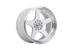 59°North Wheels D-004 | 11x18" ET15 5x114/5x120 - White/Polished Lip[LOW STOCK - ARRIVAL END OF MAY]